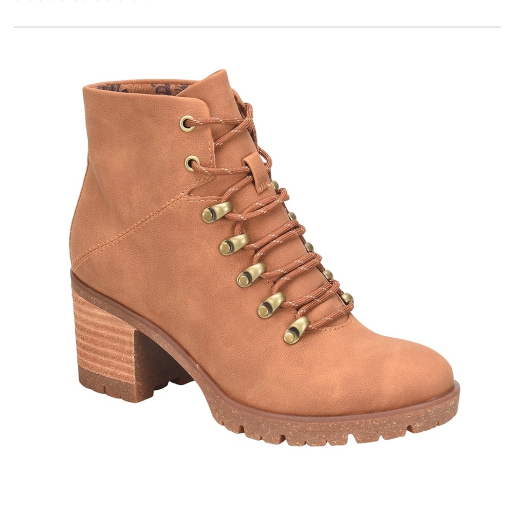 Korks Erica Size 8 Cognac nubuck pu euro 39 boots